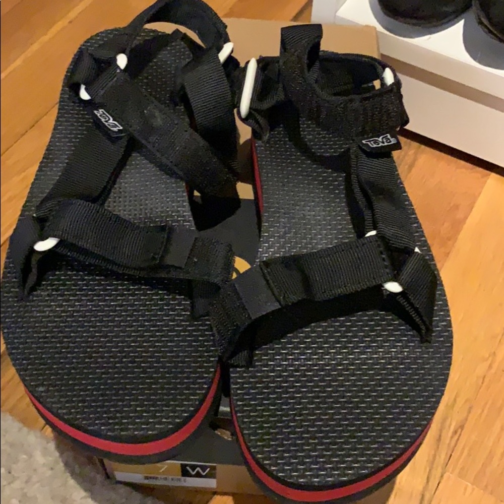 Teca sandals. Never used.